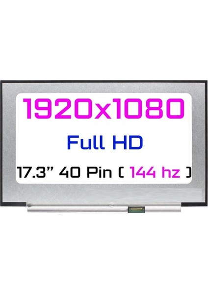 Monster Tulpar T7 V20.2 Notebook Uyumlu 17.3 LCD Ekran, Panel Fhd