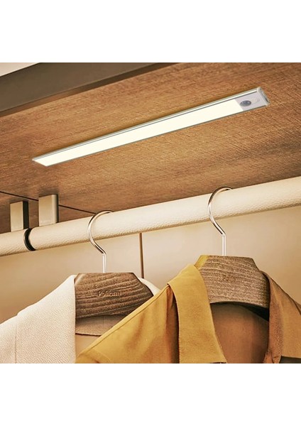 Şarjlı Hareket Sensörlü Tezgahaltı ve Dolap İçi Aydınlatma 3 Renk 20 cm Slim fırsatları