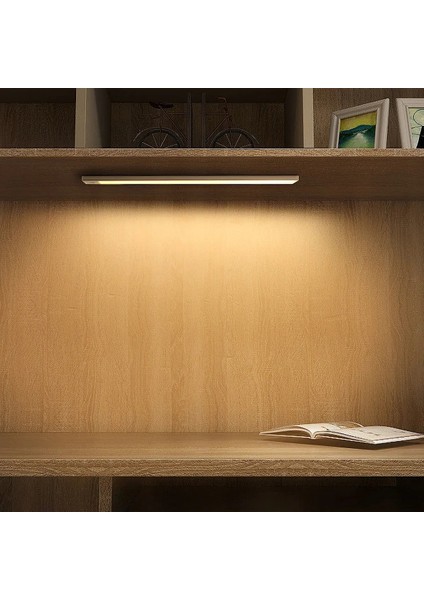 Şarjlı Hareket Sensörlü Tezgahaltı ve Dolap İçi Aydınlatma 3 Renk 20 cm Slim indirimleri