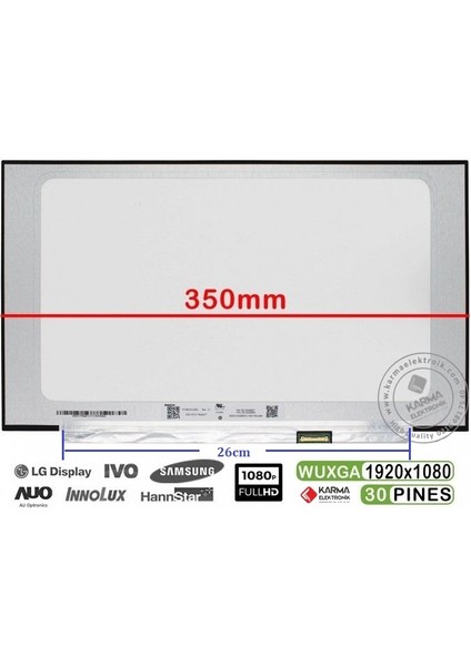 MB156CS01-2 Ver.1 Uyumlu LCD Ekran, Panel