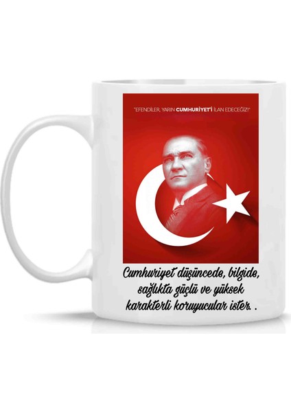 29 Ekim Cumhuriyet Bayramı Porselen Kupa fiyatları