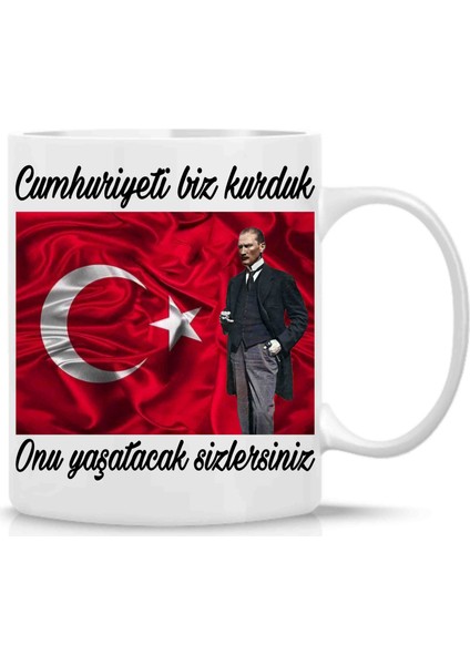 29 Ekim Cumhuriyet Bayramı Porselen Kupa fiyatları