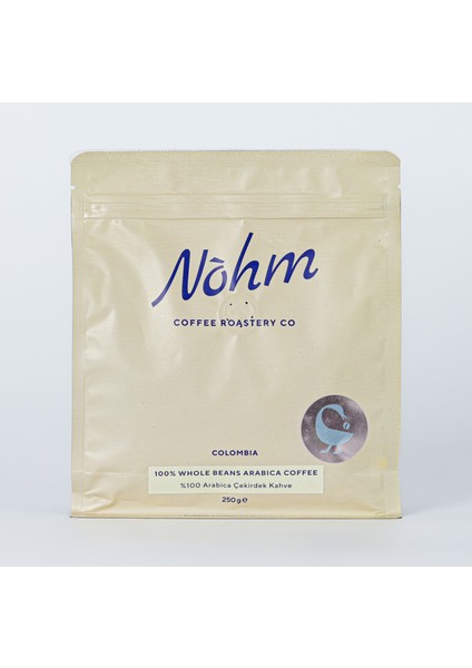 Nohm Colombia Çekirdek Kahve - 250 G