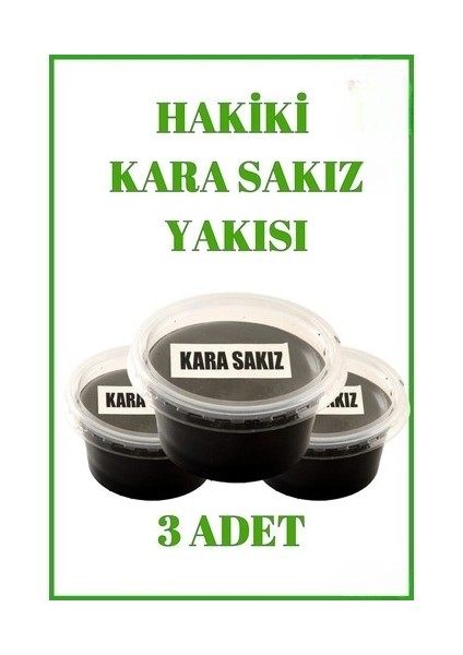 Doğal Kara Sakız Yakısı 3'Lü