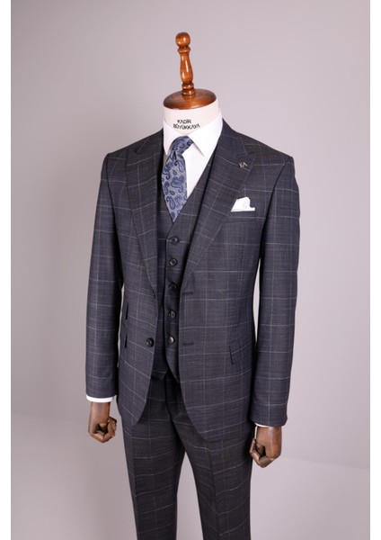 Kırlangıç Yaka Yelekli Erkek Takım ELBISE-KA1002-0014 fiyatları