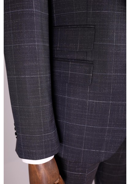 Kırlangıç Yaka Yelekli Erkek Takım ELBISE-KA1002-0014 indirimleri