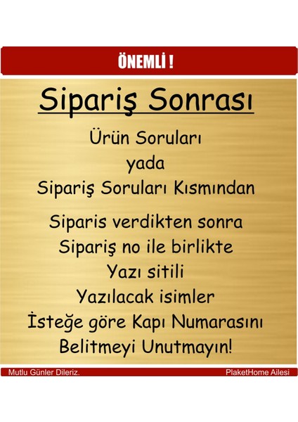 Kişiye Özel Kaliteli Yapışkanlı Metal Kapı Isimliği fırsatları