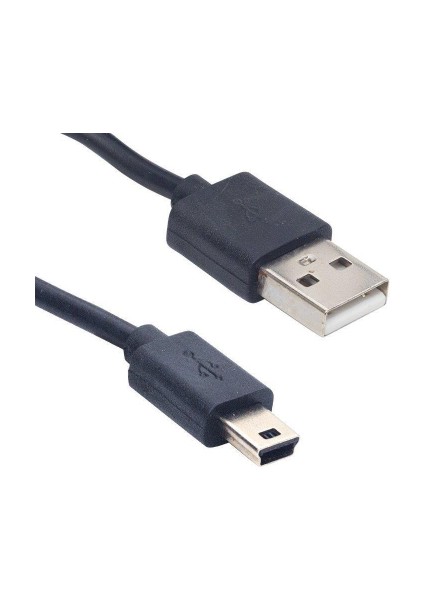 3 Metre Mini USB Kablo 3 Metre 5 Pin Kablo 3 Metre Araç Kamera Kablosu