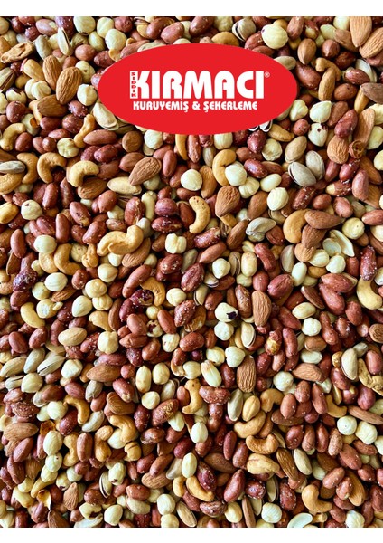 Karışık Çerez Lüks Kuruyemiş Badem Fındık Kaju Antep Fıstığı Yer Fıstığı Beşli Karışım 500 gr