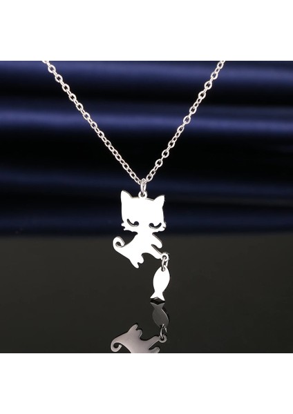 Balıkçı Kedi Gümüş Kolye fiyatları