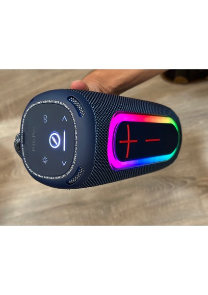 Boom Box  BLUETOOTH Hoparlör Taşınabilir 3D Surround Bass Rgb Işık 4000MAH Pil IPX67 Aux Kablosuz Hoparlör Subwoofer