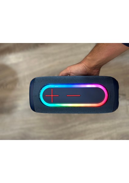 Boom Box  BLUETOOTH Hoparlör Taşınabilir 3D Surround Bass Rgb Işık 4000MAH Pil IPX67 Aux Kablosuz Hoparlör Subwoofer