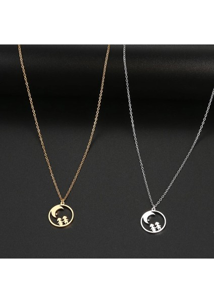 Ay Işığı Gümüş Kolye modelleri