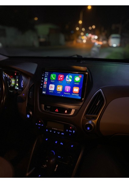 Hyundaı Ix35 Uyumlu Androıd Multimedya Gerçek 2/32 Kablosuz Carplay Geri Görüş Kameralı