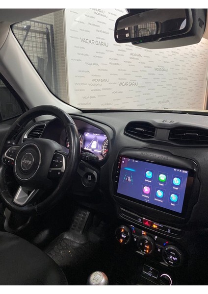 Jeep Renegade Uyumlu Androıd Multimedya Gerçek 2/32 Kablosuz Carplay Geri Görüş Kameralı