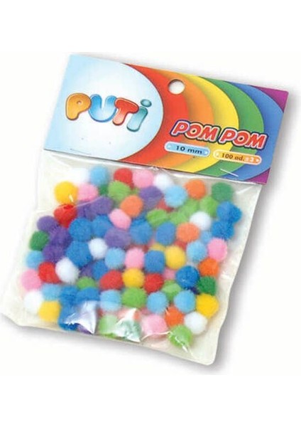 Pom Pom Ponpon 10MM 100LÜ