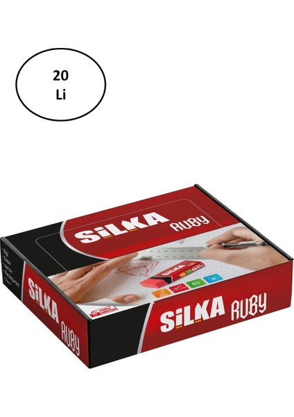 Silka Art.5 Ruby Silgi 20'li Paket - YLT5199-9066