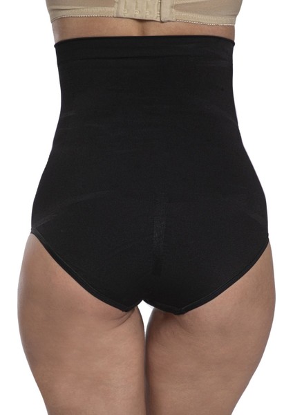 Meri Slip Yüksek Bel Korse Shapewear Push Up Etkili Göbek Alt ve Üst Düzleştirici