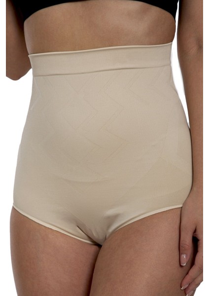 Meri Slip Yüksek Bel Korse Shapewear Push Up Etkili Göbek Alt ve Üst Düzleştirici