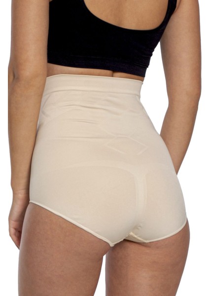 Meri Slip Yüksek Bel Korse Shapewear Push Up Etkili Göbek Alt ve Üst Düzleştirici