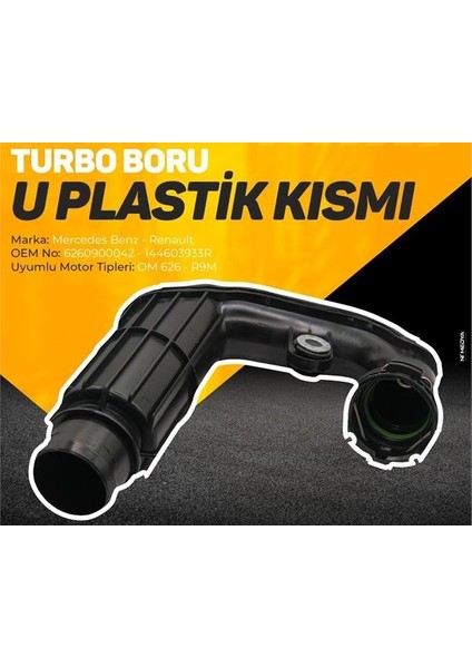 Om626 Motor W205 C Class Turbo Borusu Plastik Kısmı A6260900042