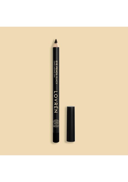 Organic 01 Black Eye Pencil Long Lasting 24h Siyah Göz Kalemi