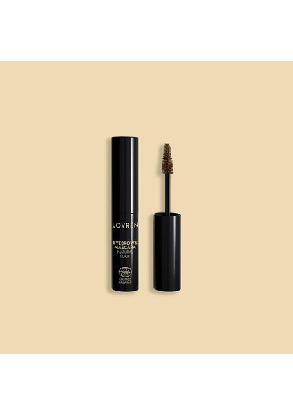 Organic 03 Natural Look Eyebrow Mascara Naturel Görünüm Kaş Maskarası 5ml