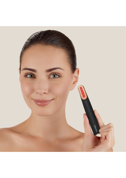Titreşimli Döner Başlıklı Led Terapili Yüz Bakım Cihazı | Rotatable Head Skin Firming Wand fırsatları