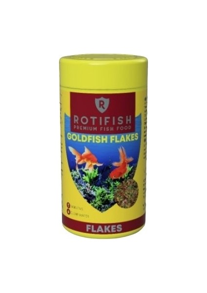 Rotıfısh Balık Yemi Goldfısh Japon Pul Yemi Flakes 100 Ml.