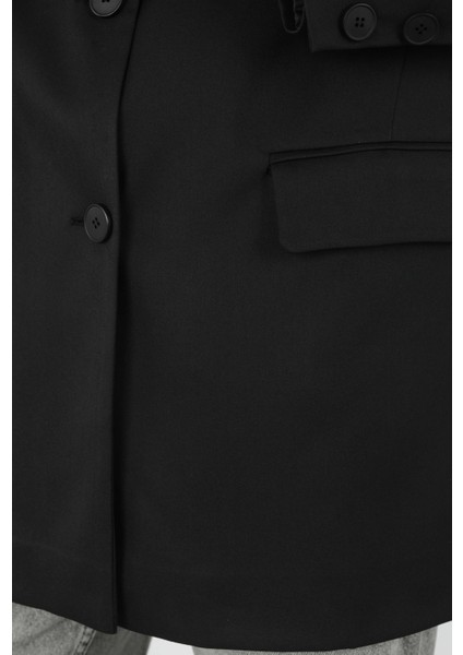 Klasik Blazer Ceket Siyah