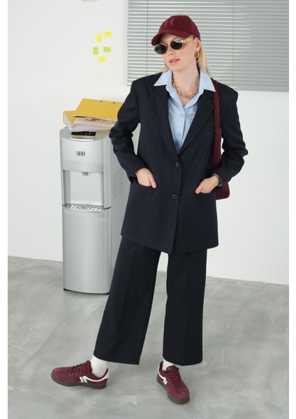 Klasik Blazer Ceket Koyu Lacivert fırsatları