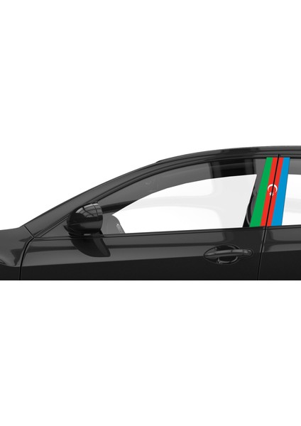 Araba Etiketleri, Tuning Kaplama, Direk Folyosu - Azerbaycan Bayrağı fırsatları