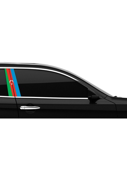 Araba Etiketleri, Tuning Kaplama, Direk Folyosu - Azerbaycan Bayrağı indirimleri