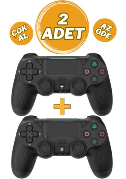 Ps 4 Joystick Tablet Telefon Pc Uyumlu Titreşimli Oyun Kolu 2 Adet
