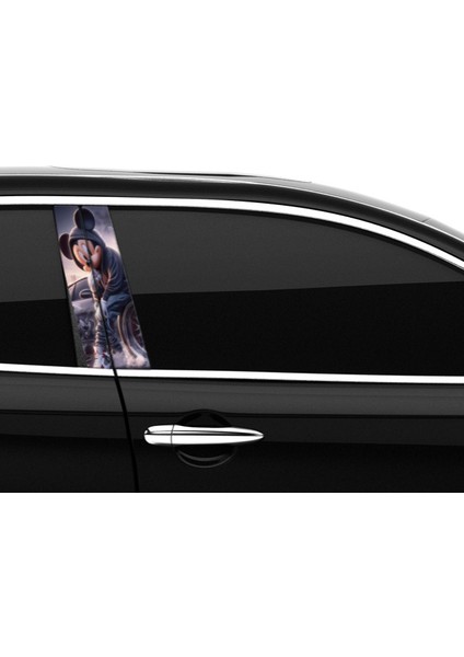 Araba Etiketleri, Tuning Kaplama, Direk Folyosu - Mickey Mouse Arabada fiyatları