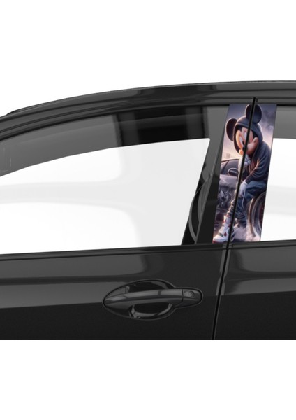 Araba Etiketleri, Tuning Kaplama, Direk Folyosu - Mickey Mouse Arabada fırsatları