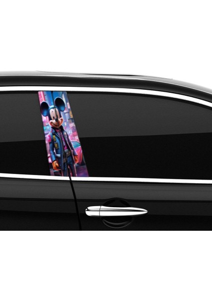 Araba Etiketleri, Tuning Kaplama, Direk Folyosu - Mickey Mouse Tokya