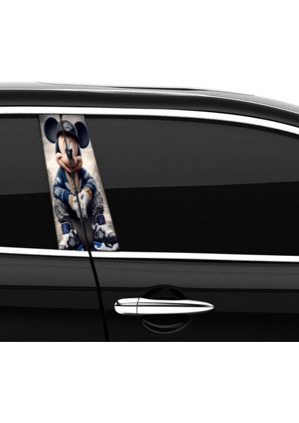 Araba Etiketleri, Tuning Kaplama, Direk Folyosu - Mickey Mouse Cool