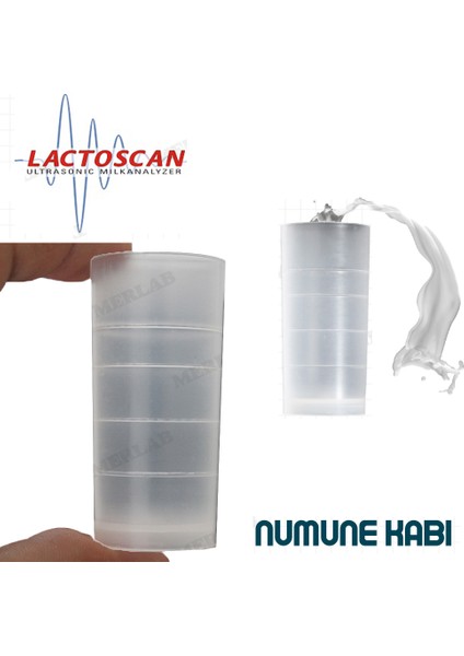 Süt Analiz Cihazı Numune Kabı 5'li 100 ml fiyatları