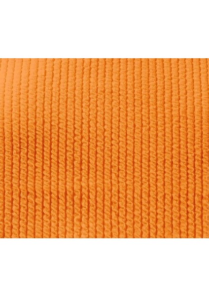 Dokulu Kumaş Çift Askılı Bikini Takım