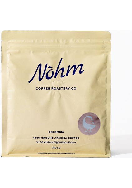 Nohm Colombia Öğütülmüş KAHVE-250 G