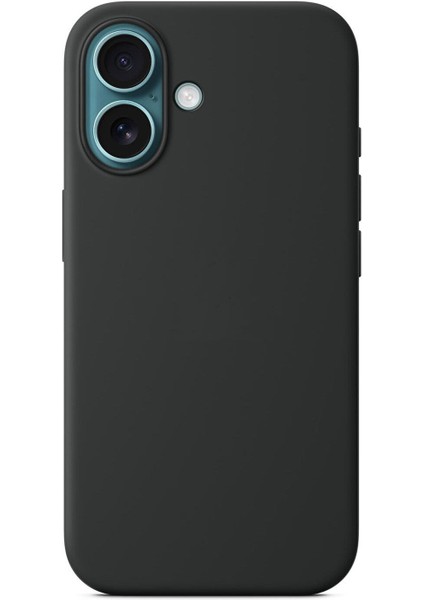 Iphone 16 Plus Premier Siyah Silikon Telefon Kılıfı