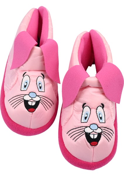 Silikon Kaydırmaz Taban Similon Paraşüt Kumaşlı, Iç Keçe Astarlı Üşümeyen Ayaklar Bilekli Unisex Erkek Çocuk ve Kız Çocuk Panduf Ev Ayakkabısı