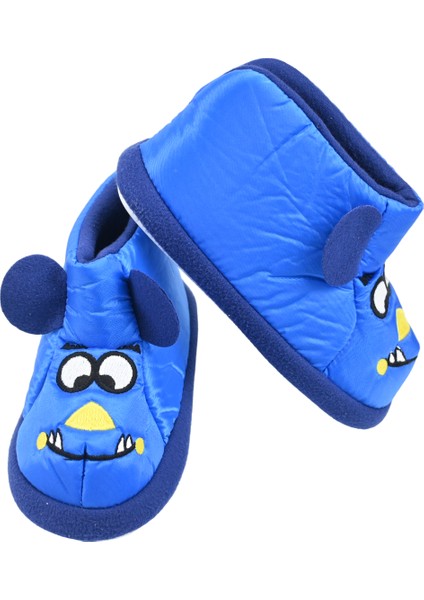 Silikon Kaydırmaz Taban Similon Paraşüt Kumaşlı, Iç Keçe Astarlı Üşümeyen Ayaklar Bilekli Unisex Erkek Çocuk ve Kız Çocuk Panduf Ev Ayakkabısı fırsatları