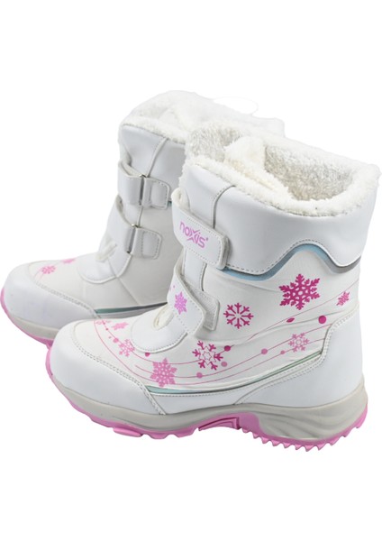 Boot's Çırtlı & Bağçıklı Ortapedik & Anatomik Sağlam Kaymaz Tabanlı Uzun Konçlu Içi Kürklü Nefes Alan Çocuk Snow Boot