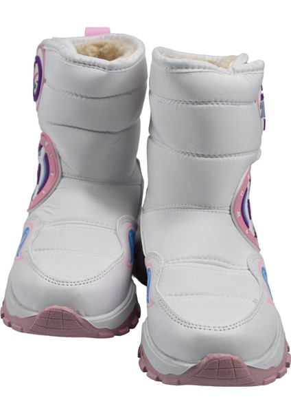 Boot's Çırtlı & Bağçıklı Ortapedik & Anatomik Sağlam Kaymaz Tabanlı Uzun Konçlu Içi Kürklü Nefes Alan Çocuk Snow Boot