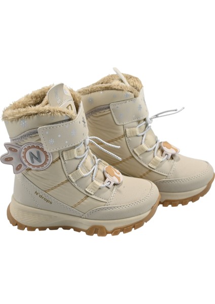 Boot's Çırtlı & Bağçıklı Ortapedik & Anatomik Sağlam Kaymaz Tabanlı Uzun Konçlu Içi Kürklü Nefes Alan Çocuk Snow Boot