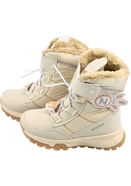 Boot's Çırtlı & Bağçıklı Ortapedik & Anatomik Sağlam Kaymaz Tabanlı Uzun Konçlu Içi Kürklü Nefes Alan Çocuk Snow Boot