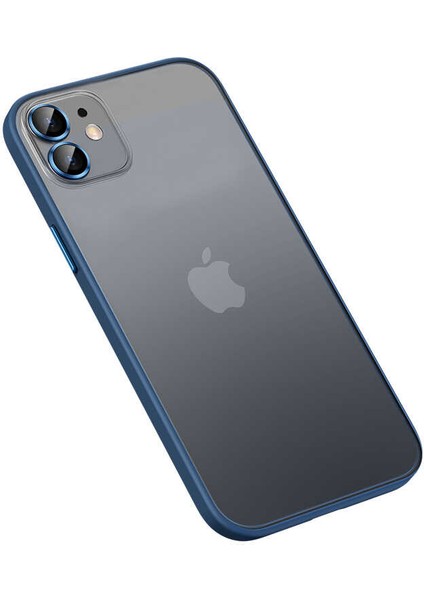 Apple iPhone 11 Kılıf Zore Retro Kapak-Lacivert