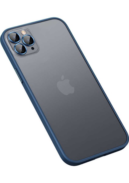 Apple iPhone 11 Kılıf Zore Retro Kapak-Lacivert